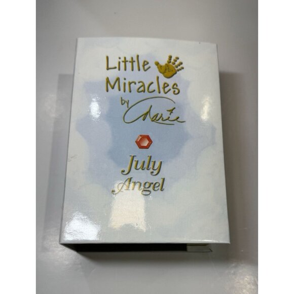 Little Miracles Figurine Marie Osmond July Angel Collectible Hand-Painted - Picture 2 of 5